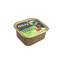 Oasy Grain Free Paté Puppy piščanec in krompir, paté v posodici - 150 g