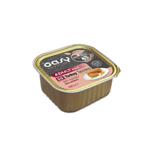 Oasy Grain Free Paté Adult puran in zelenjava, paté v posodici - 150 g